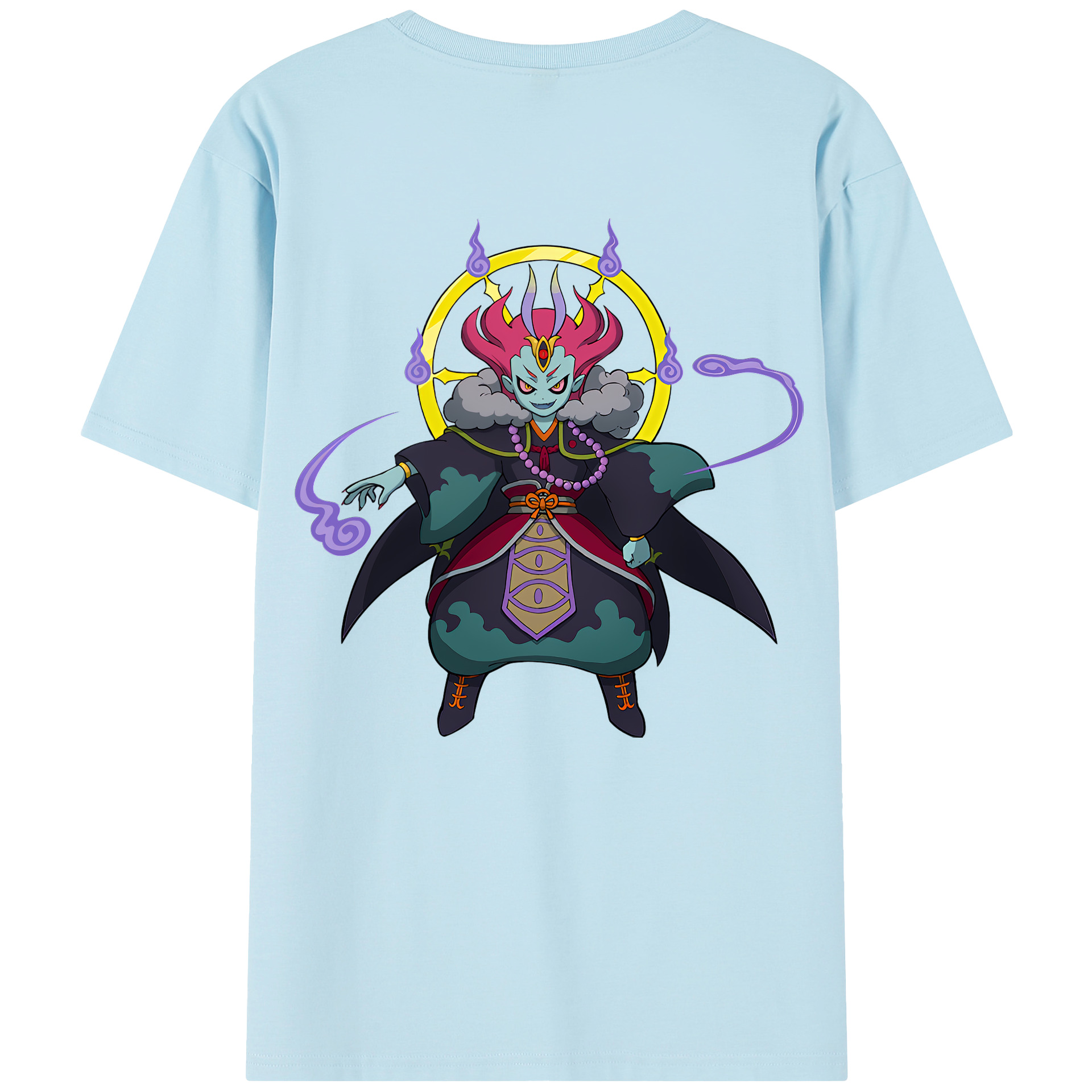 （画像用） 妖怪ウォッチ Yo-kai Watch 綿100％半袖Tシャツ（背面プリント）